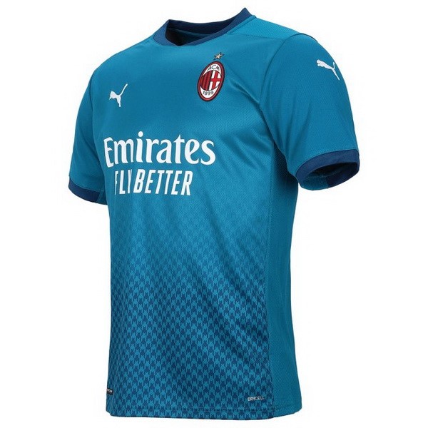 Tailandia Camiseta AC Milan 3ª Kit 2020 2021 Azul